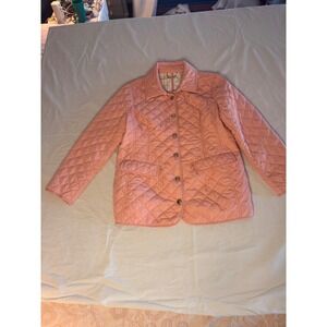 Chicos Lightweught Quilted Pink Jacket, US size 8-10 Chicos size 1P